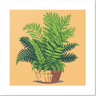 Potted Fern Posters and Art